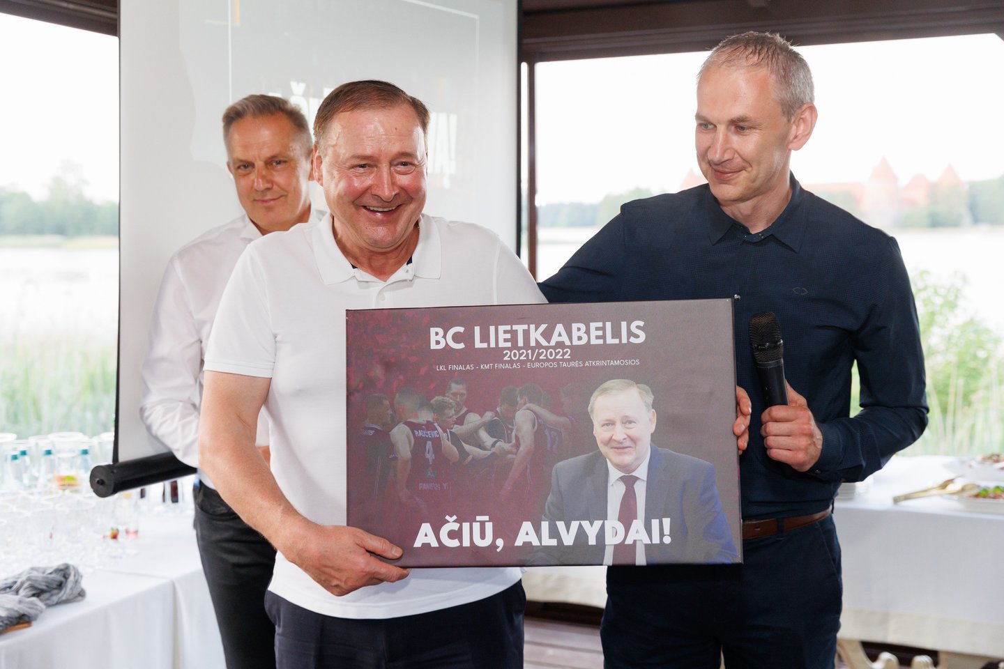 „Lietkabelio“ klubo prezidentas Alvydas Bieliauskas.<br>T.Bauro nuotr.