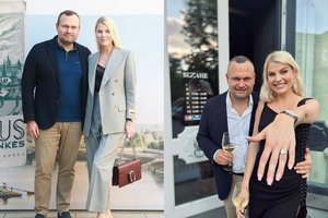 „Dviejų brolių“ bendraturtis T. Jankauskas pasipiršo mylimajai, interjero dizainerei V. Žemaitytei