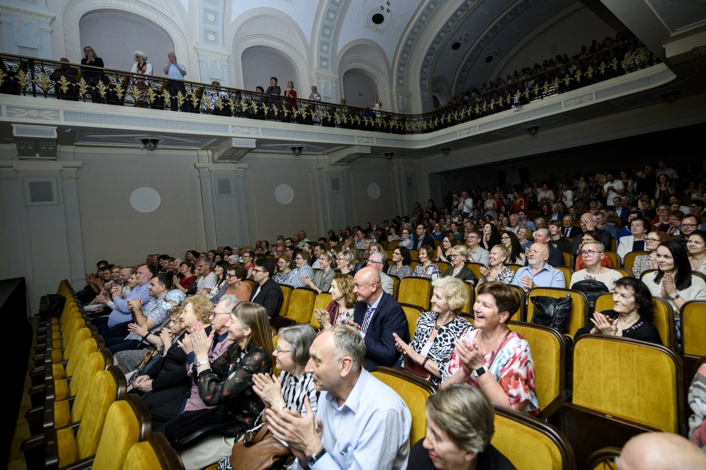 Birželio 10 d. Lietuvos nacionalinės filharmonijos Didžiojoje salėje įvyko koncertas „Ne tik Godowsky. Mūza Rubackytė ir Dmitri Makhtin“.<br>D.Matvejevo nuotr.