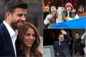 Žvaigždžių savaitėje – Shakiros skyrybos, parduotas „Eurovizijos“ trofėjus ir Johnny Deppo triumfas