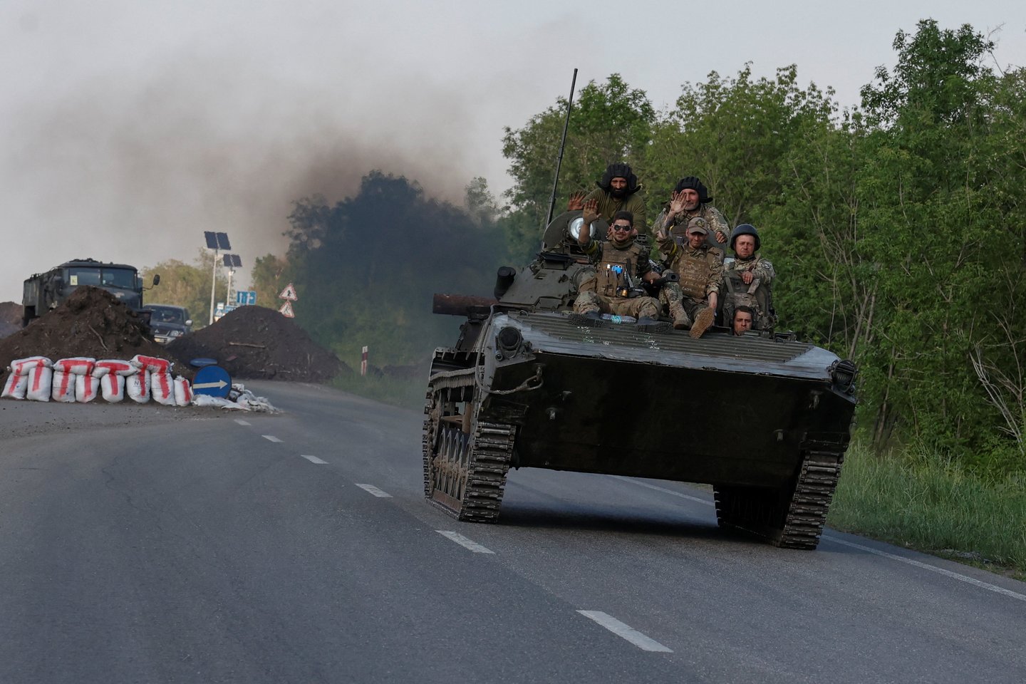 Karas Ukrainoje, ukrainiečių ginkluotosios pajėgos.<br>Reuters/Scanpix nuotr.