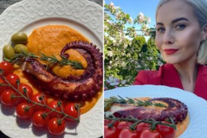 Aštuonkojis su morkų ir bulvių piurė: I. Anankaitė pasidalijo pamėgtu receptu