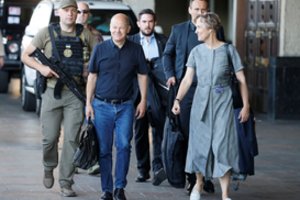 Vokietijos kancleris žada remti Ukrainą „tiek, kiek reikės“