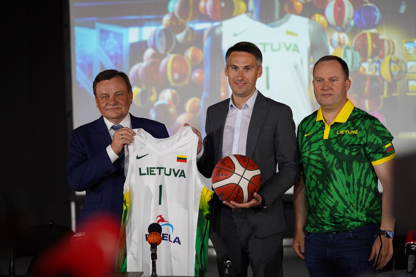 Lietuvos krepšinio rinktinė susirinko į stovyklą prieš FIBA Pasaulio taurės atranką.<br>G.Bitvinsko nuotr.