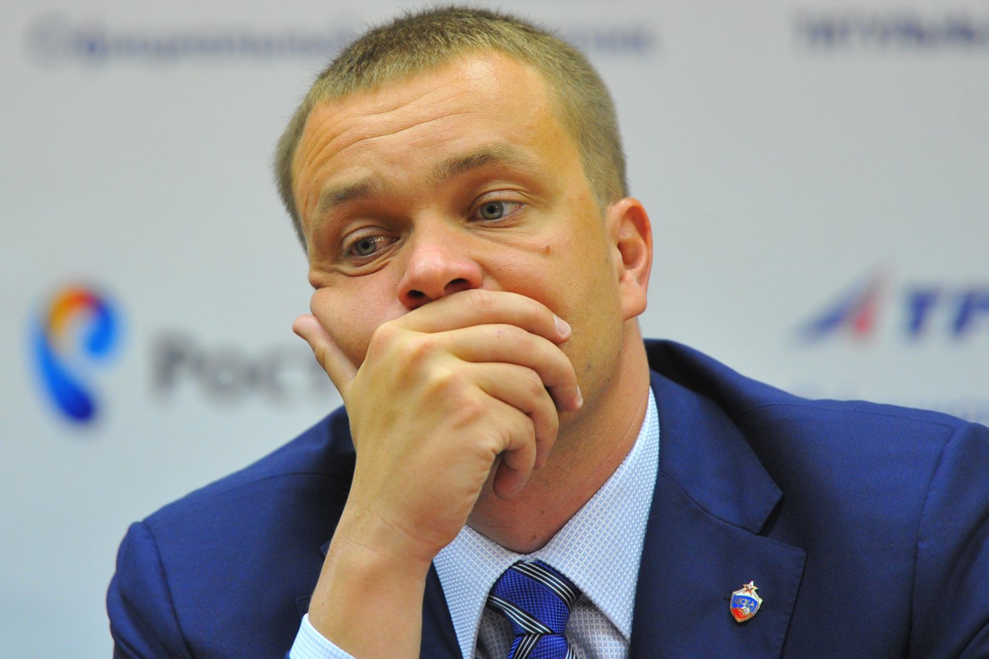 CSKA prezidentas A.Vatutinas bus priverstas pamiršti kovas Europos arenose.<br>Sputnik/RIA/Scanpix nuotr.
