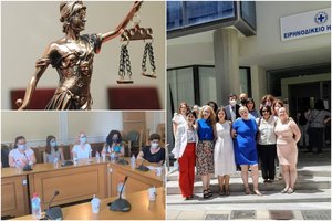 Kauno apylinkės teismo delegacija lankėsi Kretos teismuose: paaiškėjo įdomūs faktai apie šios šalies procesų ypatumus