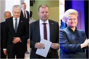 Reitingai: visuomenė labiausiai pasitiki G. Nausėda, S. Skverneliu ir D. Grybauskaite