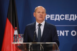 Vokietijos kancleris: su V. Putinu reikia kalbėtis