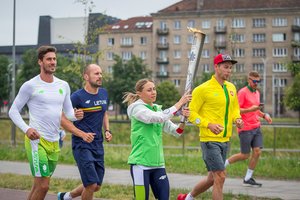 Olimpinės dienos deglo estafetėje Kaune – būrys žinomų sportininkų