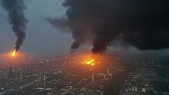 Šanchajuje – sprogimas chemijos gamykloje: žuvo mažiausiai vienas žmogus