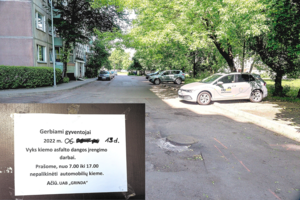 Gyventojai siunta dėl kiemą tvarkančios įmonės: „Jeigu vėl to paties prašys, kažin ar kaimynai patikės“