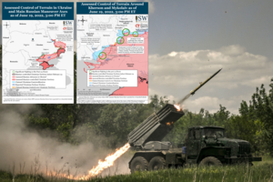 Rusijos pajėgos Ukrainoje priverstos pereiti į gynybą: nustūmė fronto liniją per 10 kilometrų, skelbia, kur agresorius keičia manevrus