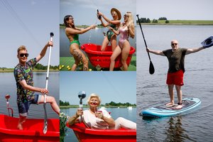 Fotosesija vitaminų vonioje sugundė seniai viešumoje matytus žinomus žmones