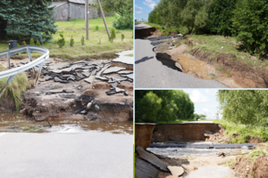 Parodė, kas po liūties liko iš kelio Kaišiadorių rajone: nuostoliai – didžiuliai 