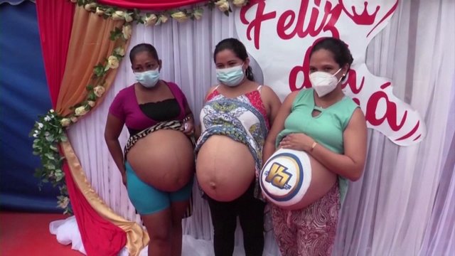 Nikaragvoje – didžiausio nėščiosios pilvo konkursas