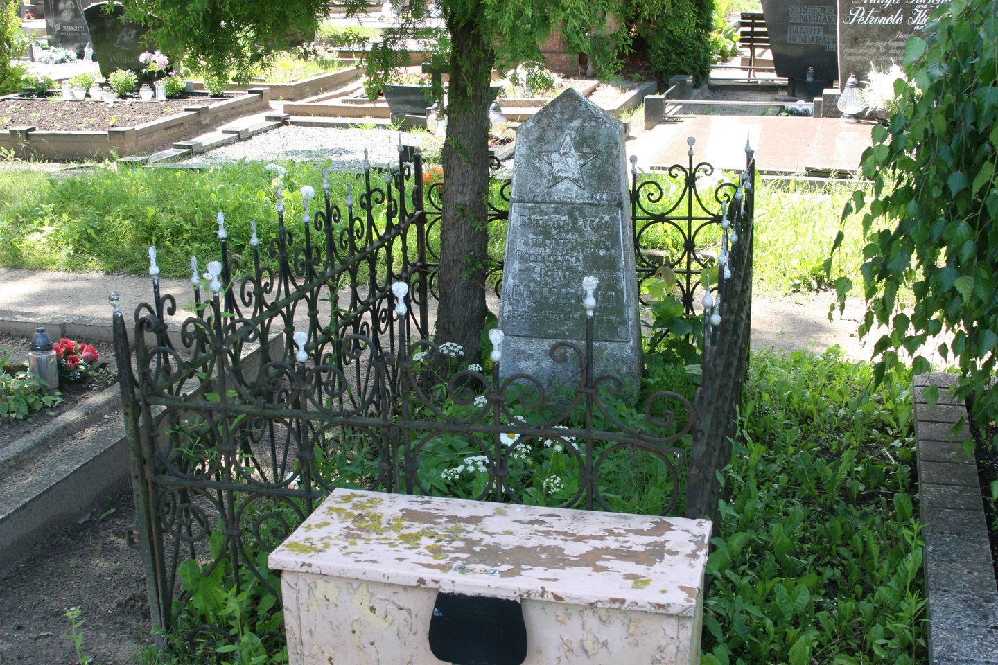  Senosiose miesto kapinėse yra per Antrąjį pasaulinį karą žuvusių sovietų karių kapų, kuriais niekas nebesirūpina.<br> L.Juodzevičienės nuotr.