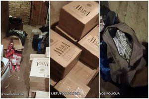 Šalčininkų r. su cigaretėmis įkliuvęs vyras po 3 dienų vėl sulaikytas Vilniuje, surastas ir jo „prekių“ sandėlis