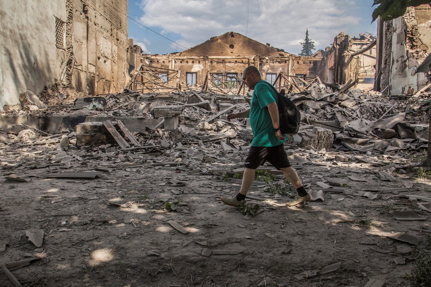 Karas Ukrainoje, Lysyčanskas.<br>Reuters/Scanpix nuotr.