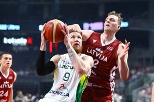 Karti Lietuvos rinktinės vasaros pradžia – pirmame kontroliniame mače Latvija kirto skambų antausį