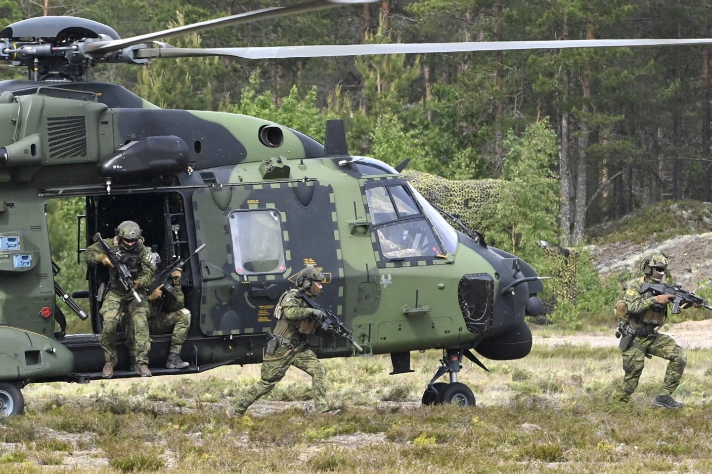 Suomijos pajėgų karinės pratybos.<br>Imago-images/Scanpix nuotr.