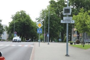 Druskininkuose sumontuoti aštuoni įspėjamieji ženklai: kokia jų paskirtis ir kaip reaguoti vairuotojams