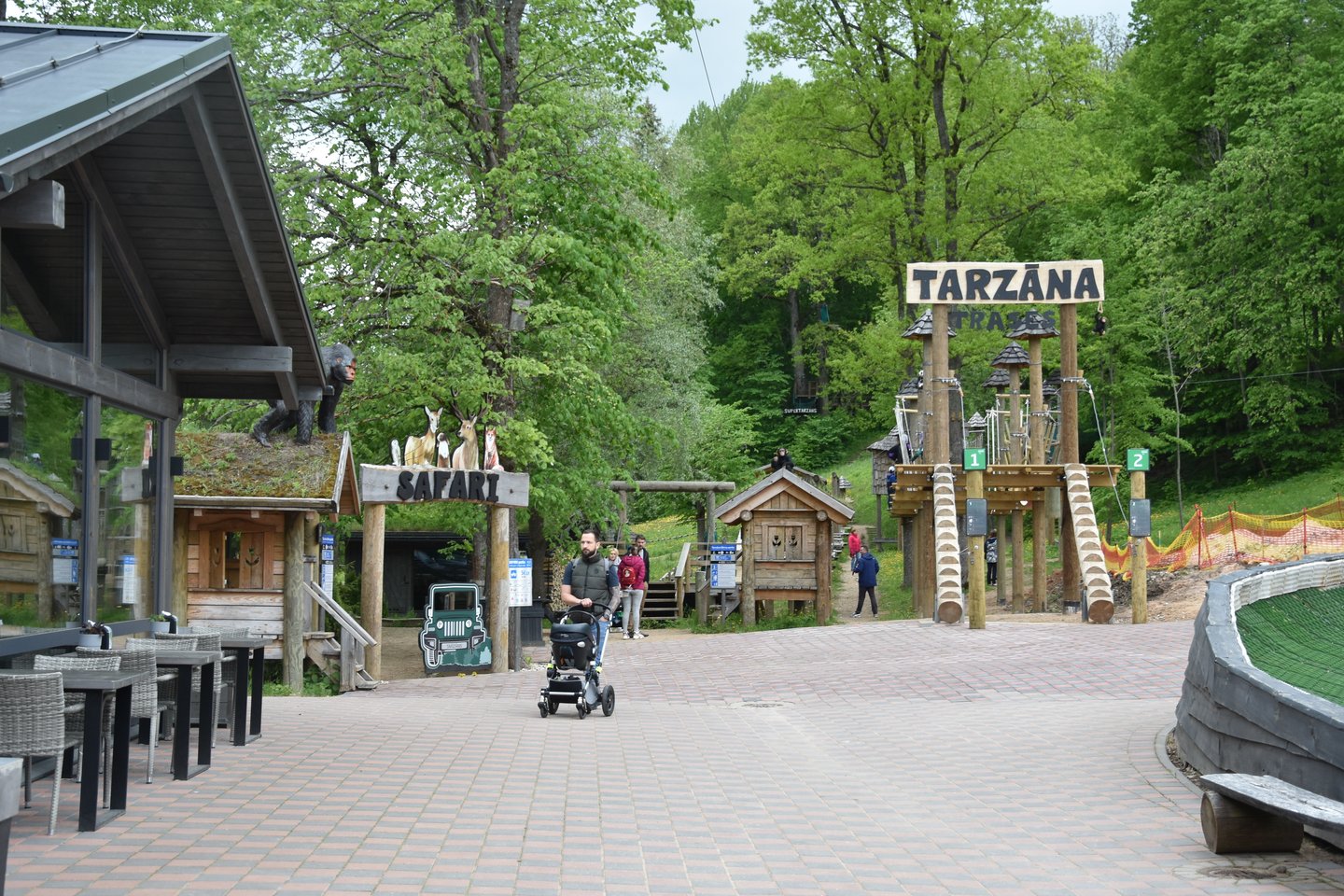 Pramogų parkas Siguldoje „Tarzans“.<br>A.Srėbalienės nuotr.