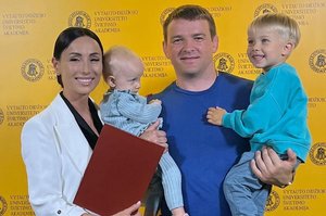 Greta Lebedeva baigė dar vienas studijas: „Galima sakyti, kad ir mano vaikai jau baigė universitetą“