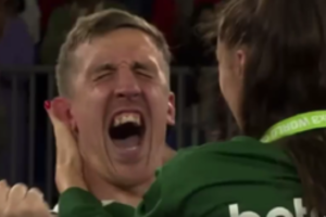 Per pasaulio 3x3 krepšinio čempionato apdovanojimo ceremoniją Antverpene – netikėtos lietuvio vicečempiono piršlybos