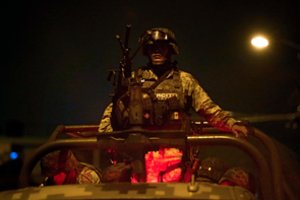 Meksikos šiaurėje per susirėmimą su narkotikų kontrabandininkais žuvo šeši policininkai