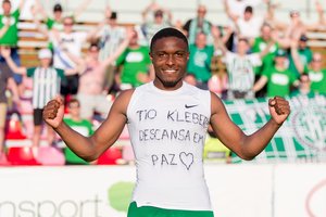 Įvartį įmušęs žalgirietis siuntė atminimo žinutę: taiklų smūgį skyrė ypatingam žmogui