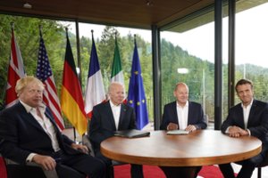 G-7 pasmerkė Rusijos „neteisėtą“ karą Ukrainoje