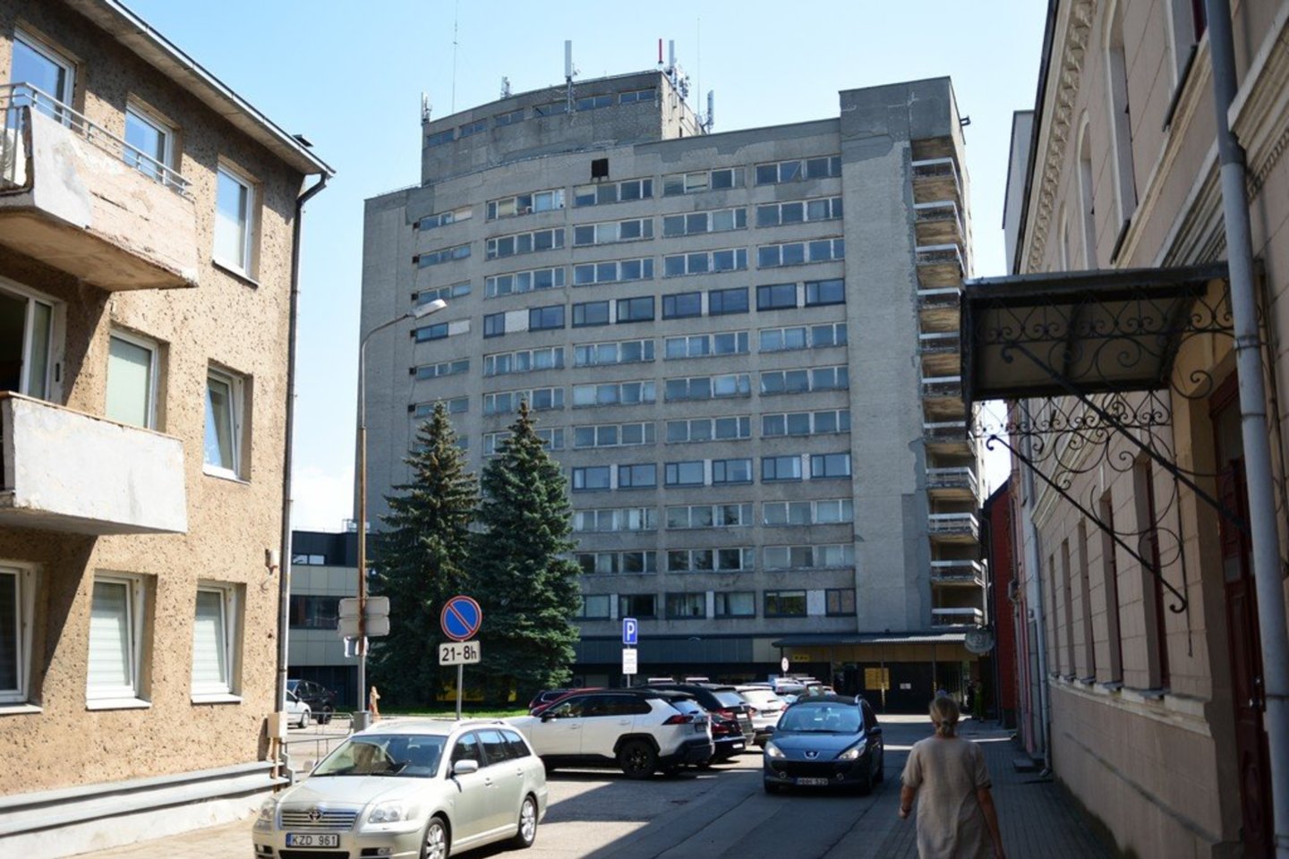Sovietmetį primenantis viešbutis „Panevėžys“ atsinaujins: miesto centro vaizdo nebegadins.<br>R. Ančerevičiaus, K. Mačiūno, PST nuotr. ir vizual.