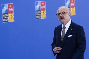 Latvijos prezidentas įspėja, kad Rusijos pergalė Ukrainoje gali tapti pavyzdžiu Kinijai