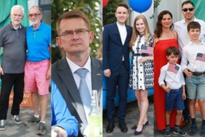 Į „Pacų“ viešbutį rinkosi garbūs svečiai: pagerbė JAV nepriklausomybę