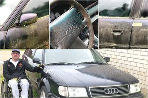 Nepagrįstai atėmę ir dešimčiai metų pradanginę neįgaliojo automobilį teisėsaugininkai išsisuko: pamatę, ką atgavo, pakraupo