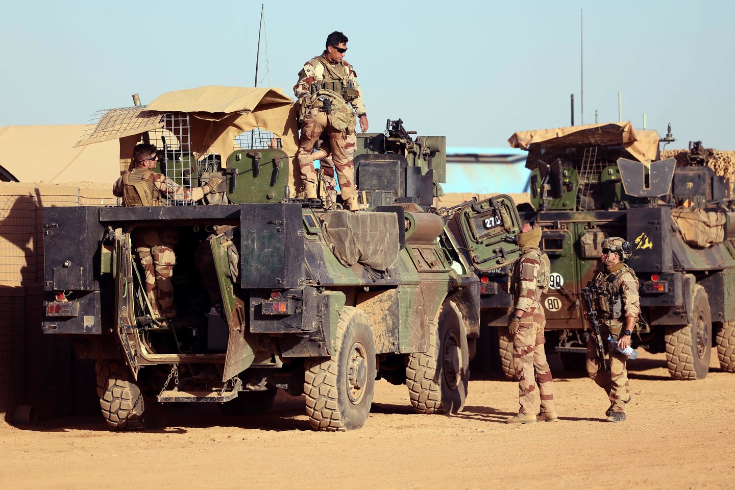 ​Prancūzijos vadovaujama Europos Sąjungos specialiųjų pajėgų grupė „Takuba“ oficialiai baigė operacijas Malyje.<br>AFP/Scanpix asociatyvi nuotr.