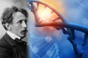 Du Lietuvos genetikai ir dailininkas sukūrė paveikslą su DNR