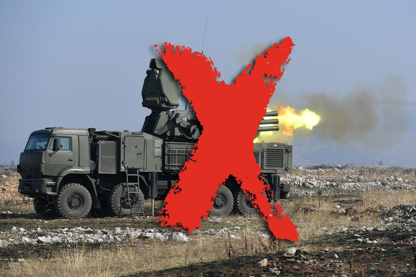  Donbaso stepėse ukrainiečių artileristai pamatė pagarsėjusį Rusijos priešlėktuvinį kompleksą „Pancir-1S“, o to rezultatas – vaizdo įraše.<br> lrytas.lt iliustr.