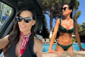 Atostogų Turkijoje metu Anna Douka parodė nepriekaištingą figūrą