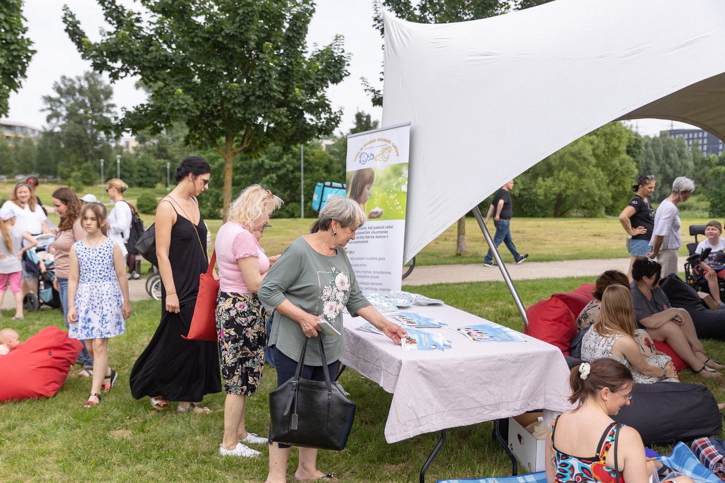 Globėjams skirtame piknike Ozo parke veiklos netrūko.<br> Pranešimo siuntėjų nuotr.