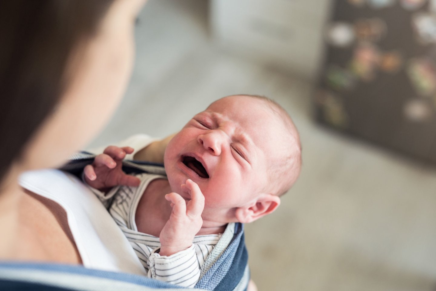 Verksmas yra viena iš pirmųjų bendravimo formų, kurią kūdikiai naudoja siekdami atkreipti tėvų dėmesį ir parodyti, savo poreikius.<br>123rf nuotr.