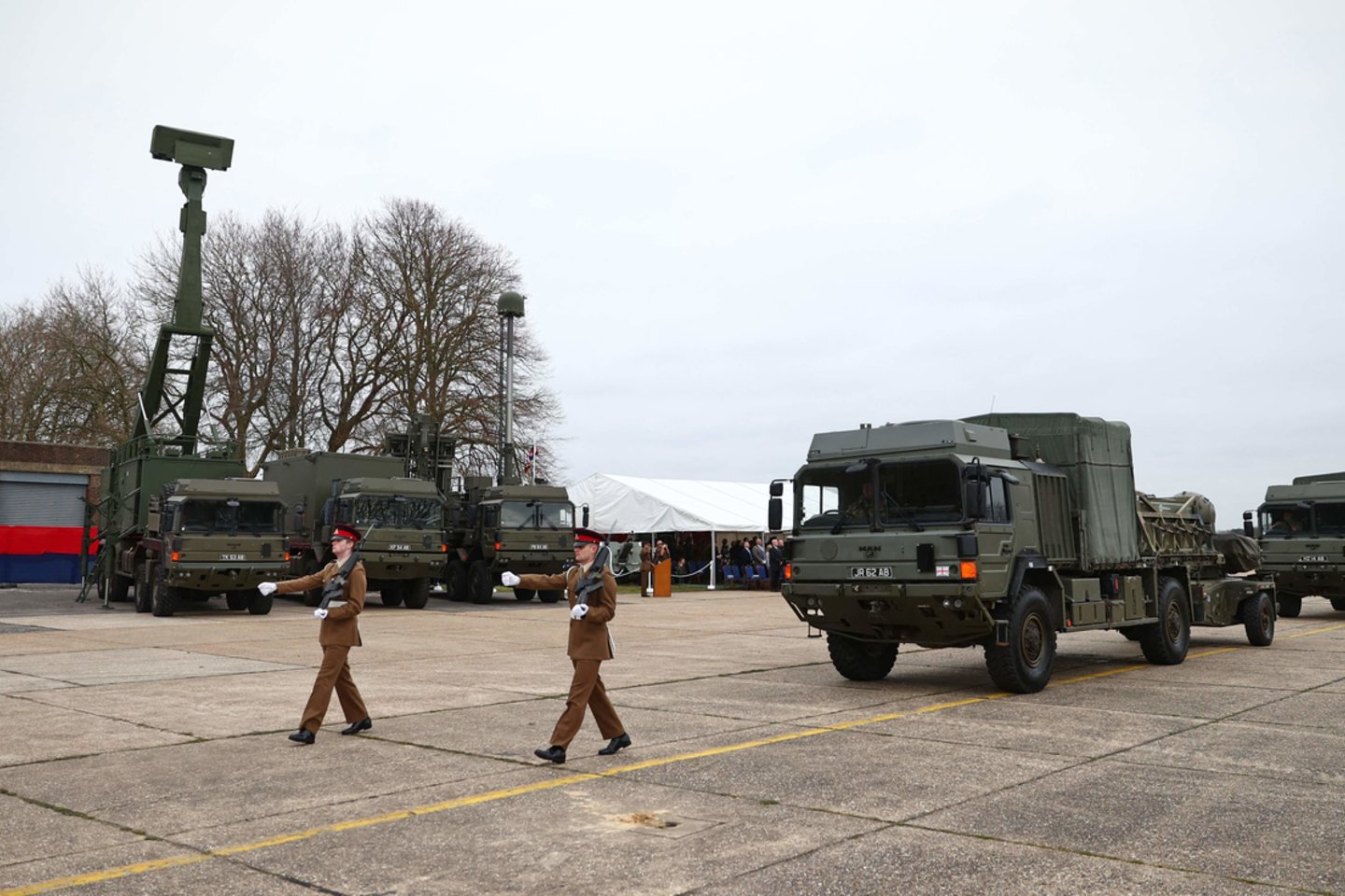 ​Lenkija gavo iš Didžiosios Britanijos šiuolaikinę oro gynybos sistemą „Sky Sabre“.<br>AFP/Scanpix asociatyvi nuotr.