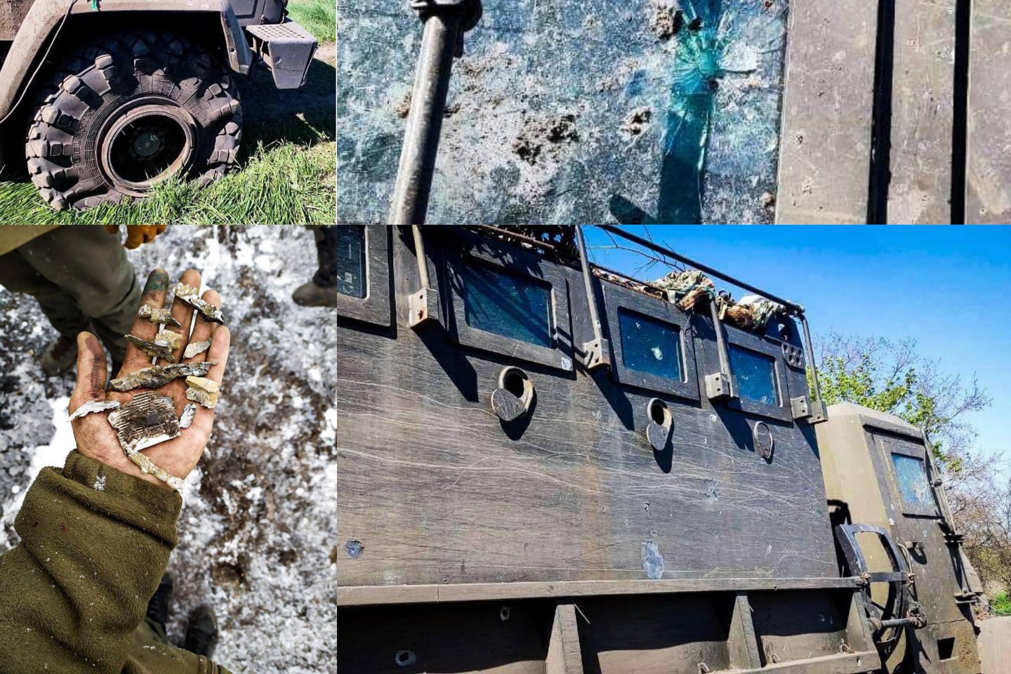  Rizikuodamas savo gyvybe, vairuotojas į saugią zoną išvežė šimtus sužeistų bendražygių, patyrusių sužeidimus tarnaujant tiek Nacionalinėje gvardijoje, tiek kituose ukrainiečių kariniuose daliniuose.<br> Ukrainos VRM nuotr.