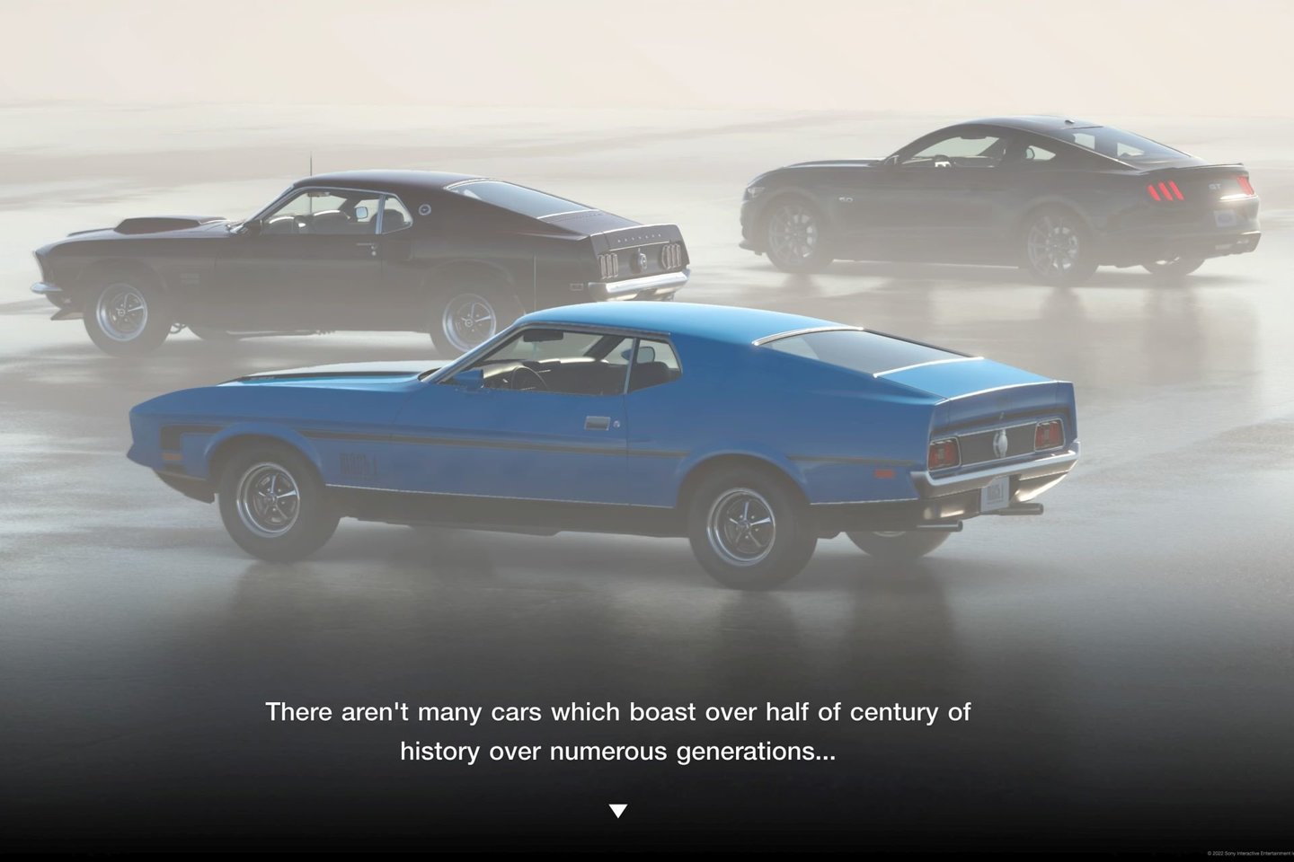  „Gran Turismo 7“ galima išbandyti ne tik naujausius, bet ir klasikinius automobilius.<br> Žaidimo ekrano nuotr.