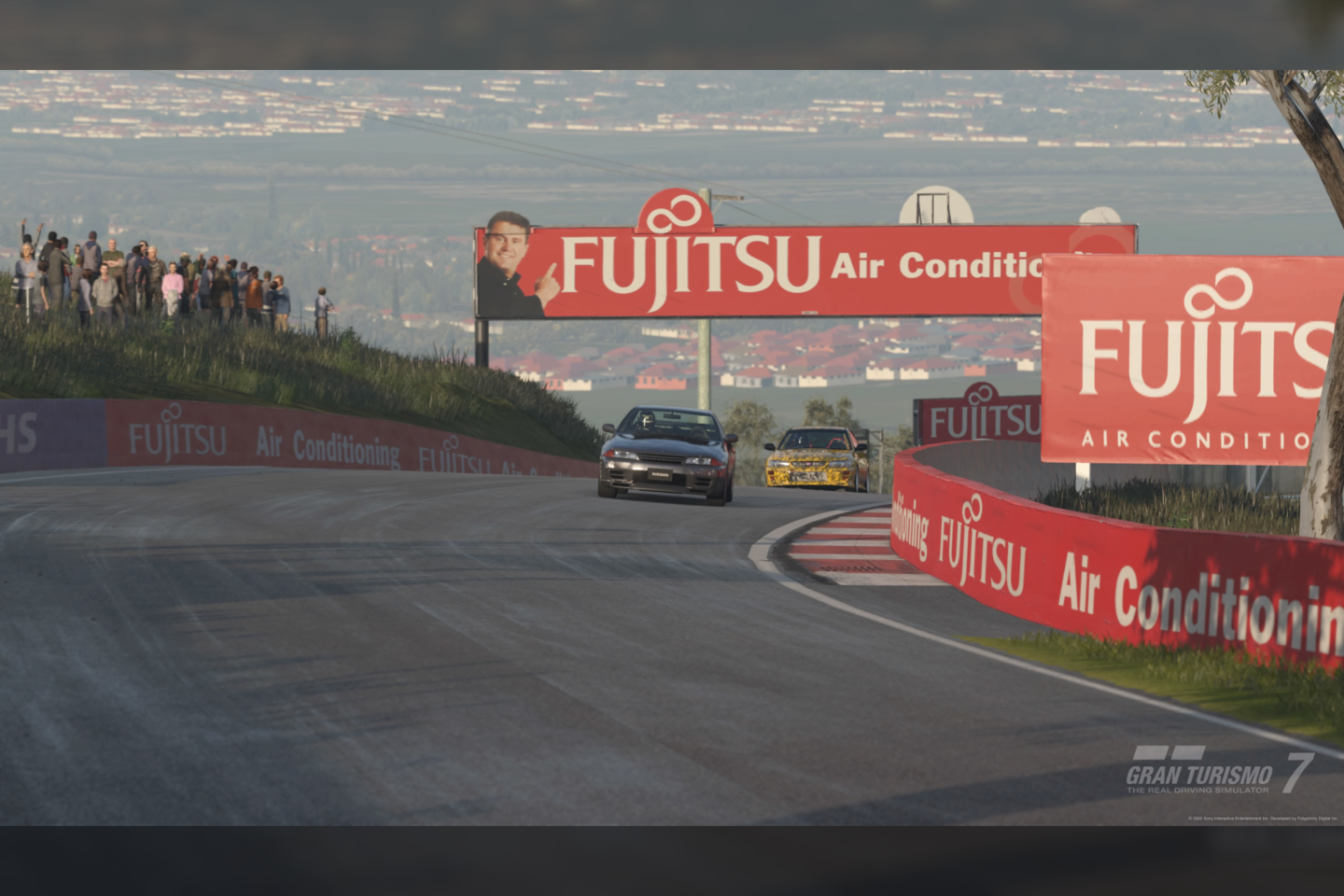 „Gran Turismo 7“ lenktynių akimirka.<br> Žaidimo ekrano nuotr.