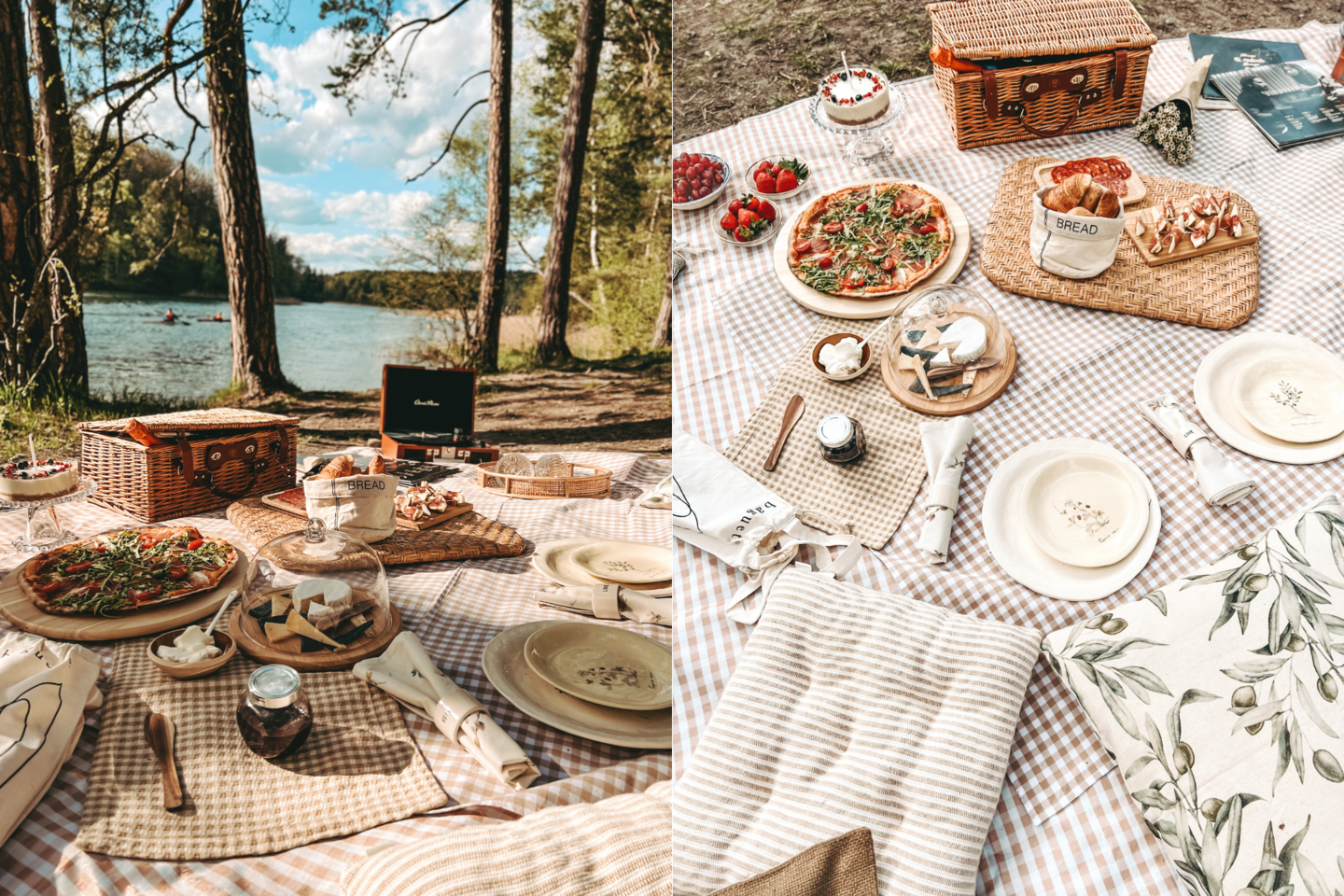 Sandra Leonavičienė įsitikinusi, kad pikniku mėgautis būtų dar maloniau, reikia pagalvoti apie dekorą.<br> Asmeninio albumo nuotr.
