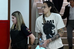 Rusijoje teisiama WNBA žvaigždė B. Griner pripažino savo kaltę