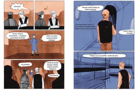 Komiksais papildytas iliustruotas romanas apie lietuvių keliones per Atlantą patiks paaugliams