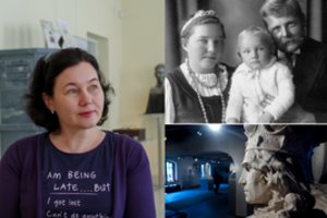 Atsiminimus apie tragiško likimo skulptorių V. Grybą Jurbarke saugo jo anūkė