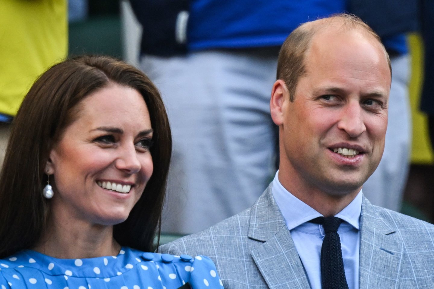  Catherine Middleton ir princas Williamas.<br> Scanpix/AFP nuotr.